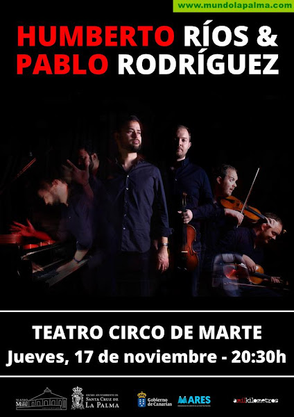 El jazz retorna al teatro Circo de Marte con el dúo Humberto Ríos y Pablo Rodríguez