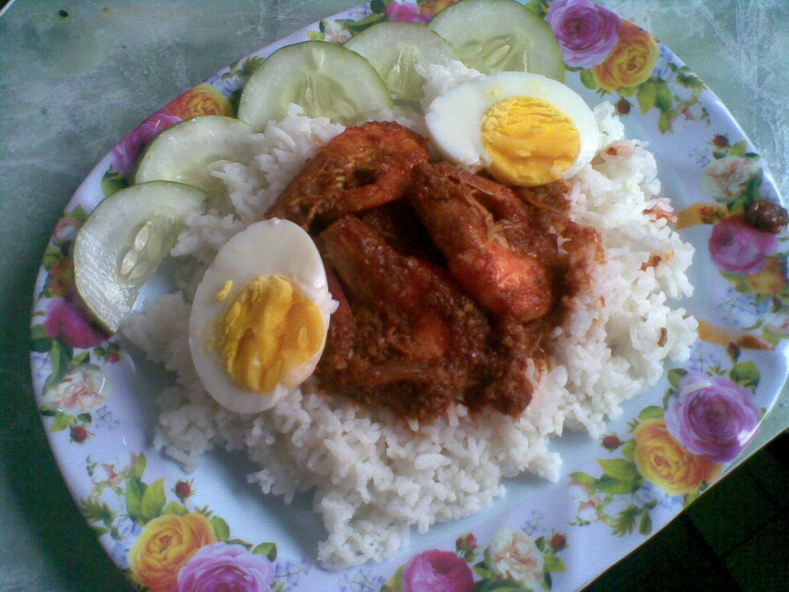 DYA INSYIRAH's CORNER: NASI LEMAK SAMBAL UDANG