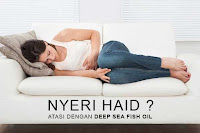 nyeri haid, pakailah deep sea fish oil