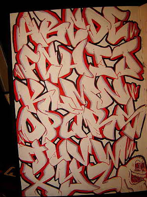 Graffiti Letter AZ Graffiti