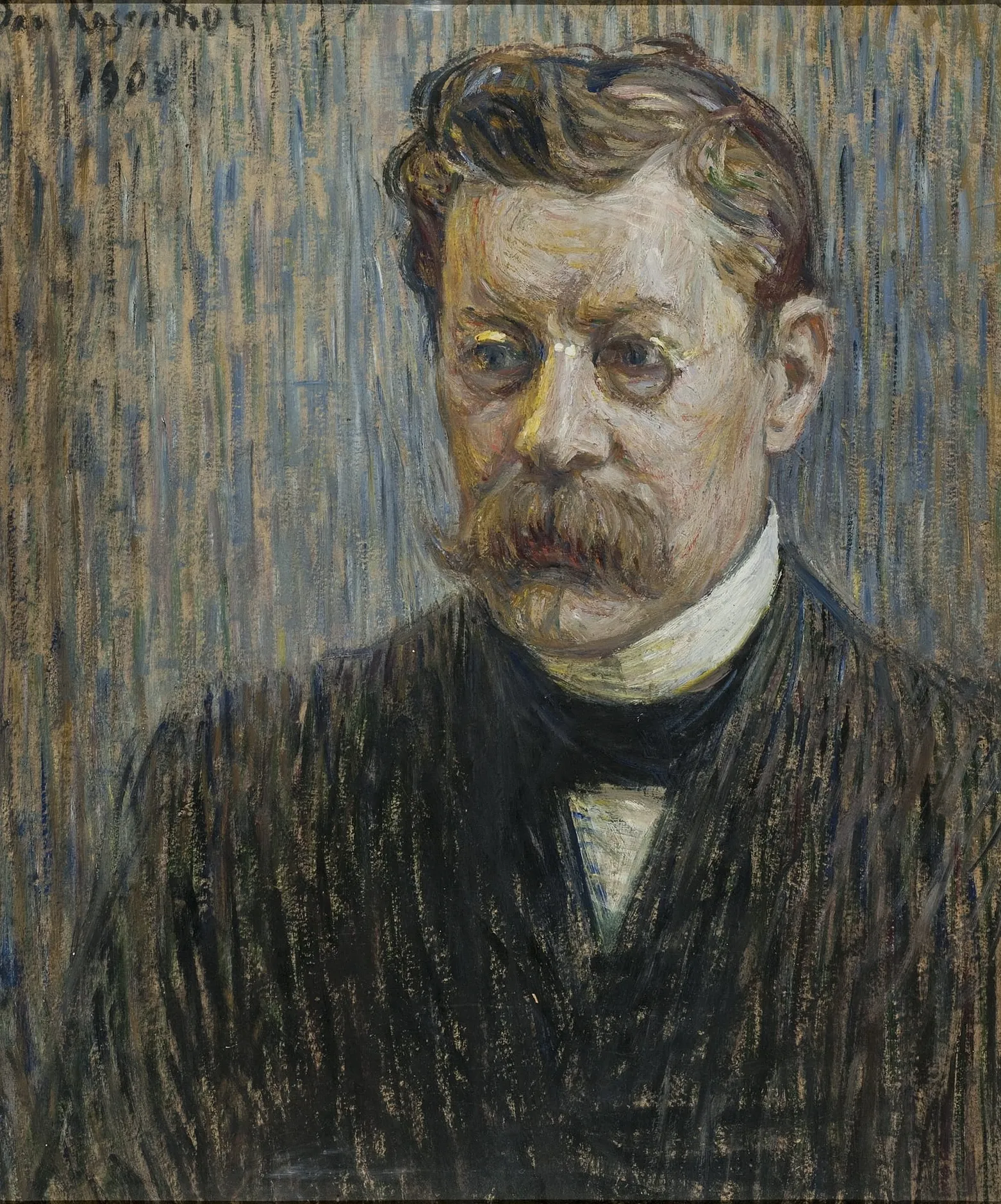 Janis-Rozentals-Portrait-of-Writer-Rudolfs-Blaumanis-1908