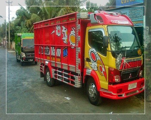 Foto modifikasi truk  canter  terbaru hino ragasa fuso dutro 