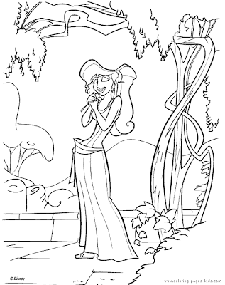 hercules coloring pages