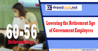 Lowering the Retirement Age of Government Employees