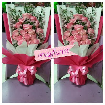  Bunga  Wisuda  Mawar Pink ORIZA FLORIST