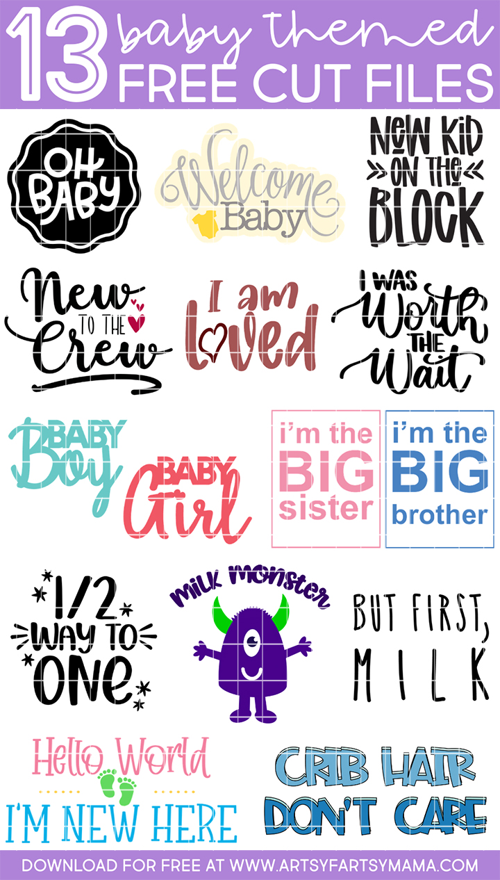 Download New Kid On The Block Baby Svg 13 More Free Cut Files Artsy Fartsy Mama