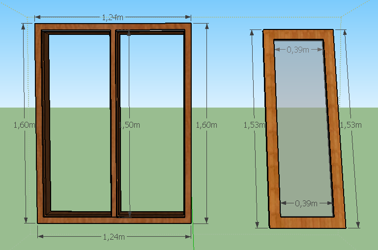 Cara perhitungan pengecatan Kusen jendela  dan Furniture 