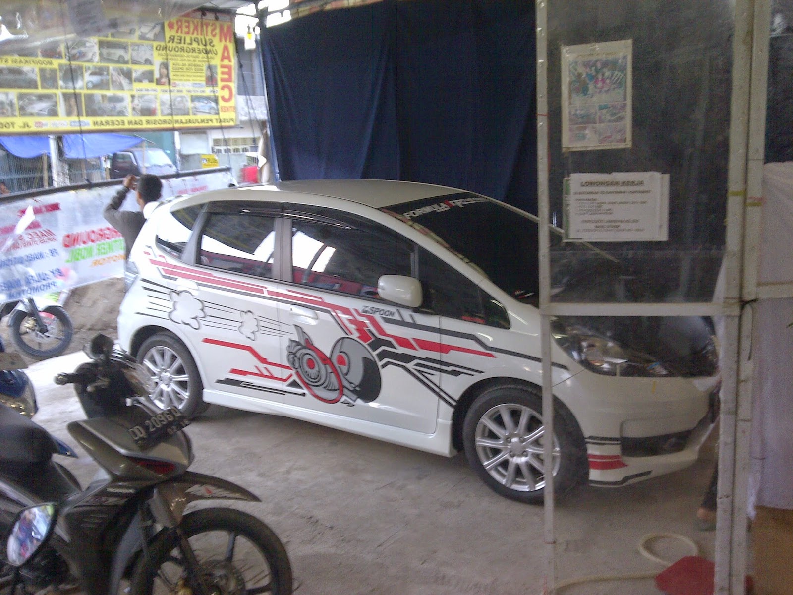 Honda Jazz Modification Image STICKER UNDERGROUND MAKASSAR GALERI