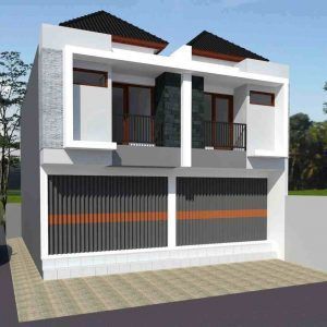 DESAIN RUKO 2 LANTAI MINIMALIS MODERN