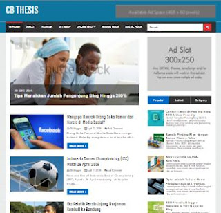 CB Thesis - Template Blog SEO Friendly