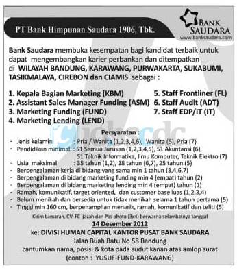 Recruitment PT: November 2012  Lowongan Kerja Juli 2012 