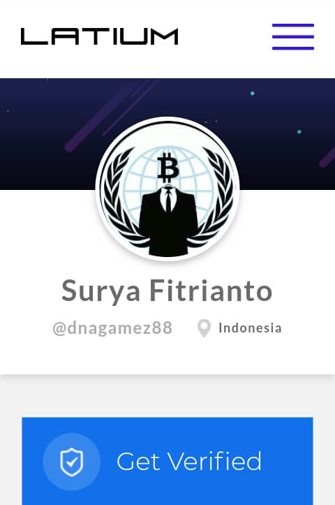 Sampai disini Anda telah berhasil mendaftar / membuat akun di situs Latium.