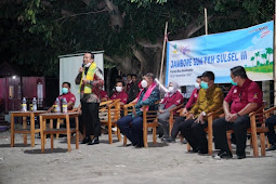 Andi Sulaiman dan Sukri Sappewali Buka Jambore SDM PKH III di Pantai Bira Bulukumba