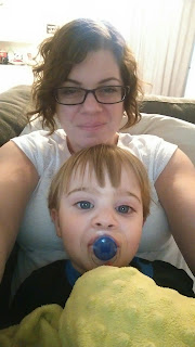 dysautonomia patient and her son