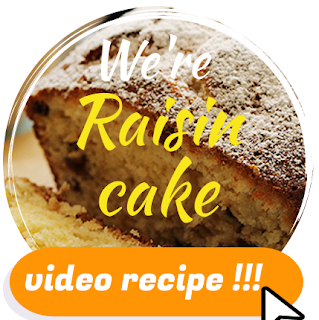 Raisin cake recipe