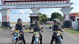 Cegah C-3 dan Geng Motor, 6 Personel Sat Samapta Polres Indramayu Gelar Patroli Bermotor