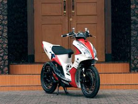  foto gambar modifikasi Yamaha Mio American Style 