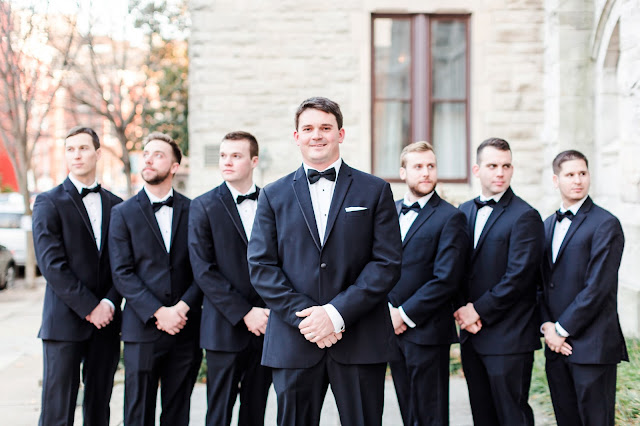 A classic formal winter wedding at the Hotel Monaco and The Belvedere in Baltimore, Maryland Photographed by Heather Ryan Photography