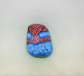 COMO PINTAR PIEDRAS CON MUÑECO DE NIEVE PASO A PASO