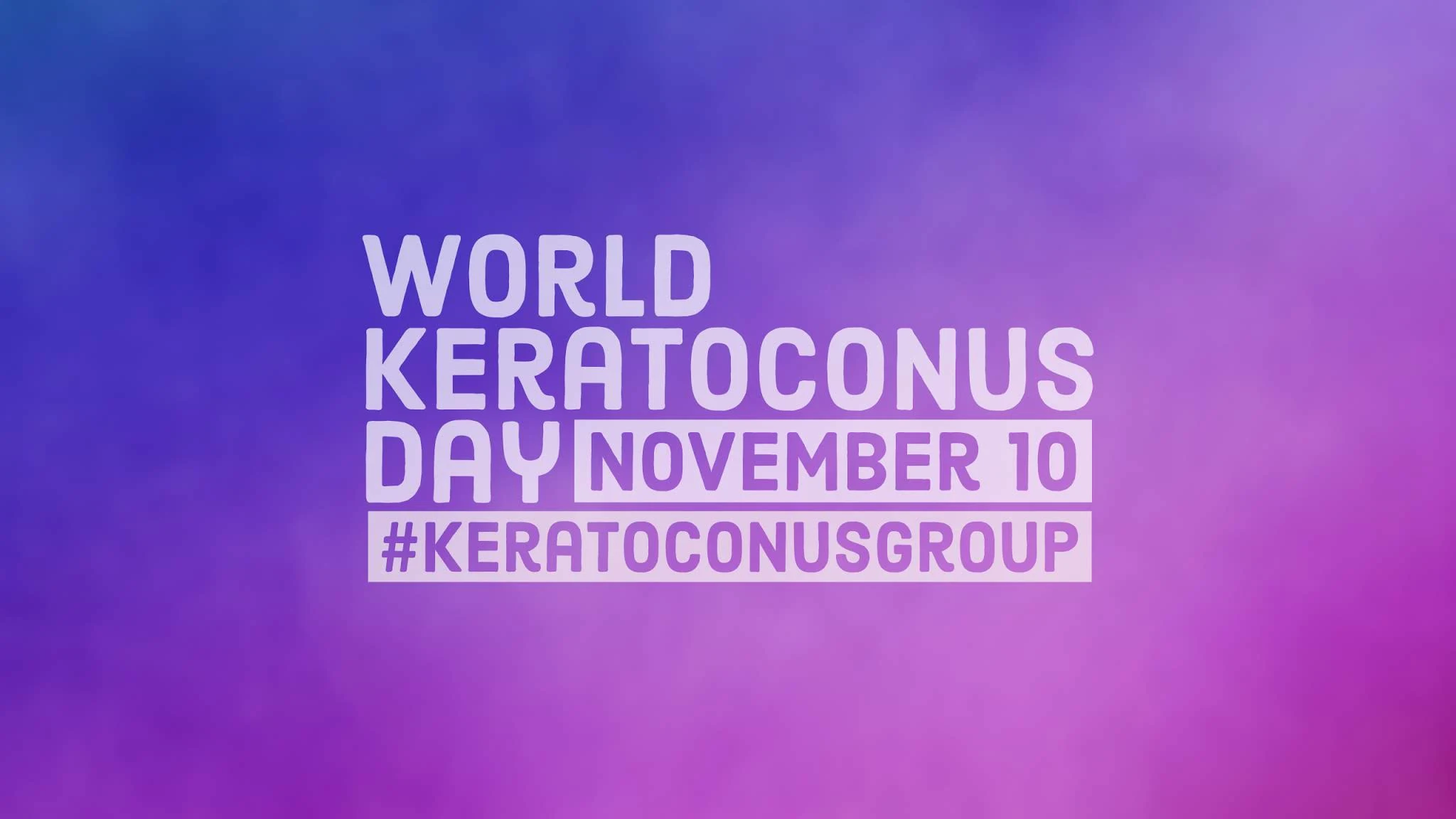 World Keratoconus Day 2018 Desktop or Tablet Wallpaper