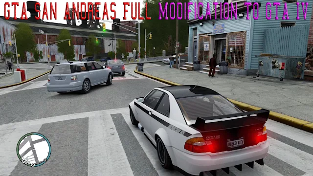 GTA San Andreas Full Modification To GTA IV Mod Pack