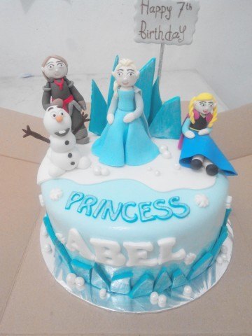 ANEKA MODEL KUE ULANG TAHUN FROZEN Kumpulan Desain Kue Ulang Tahun Frozen