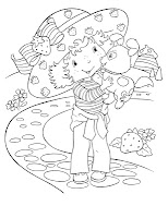 Coloring Strawberry Shortcake