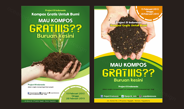  desain  Brosur  kompos gratis project B Indonesia Jasa  