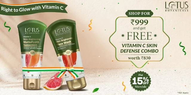 Flat 15% Off & Freebie Worth ₹830 On ₹999