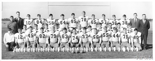 Football 1968 team