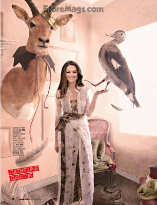 New royal icon of fashion world Kate Middleton for the cover shoot of the women’s magazine Marie Claire South Africa