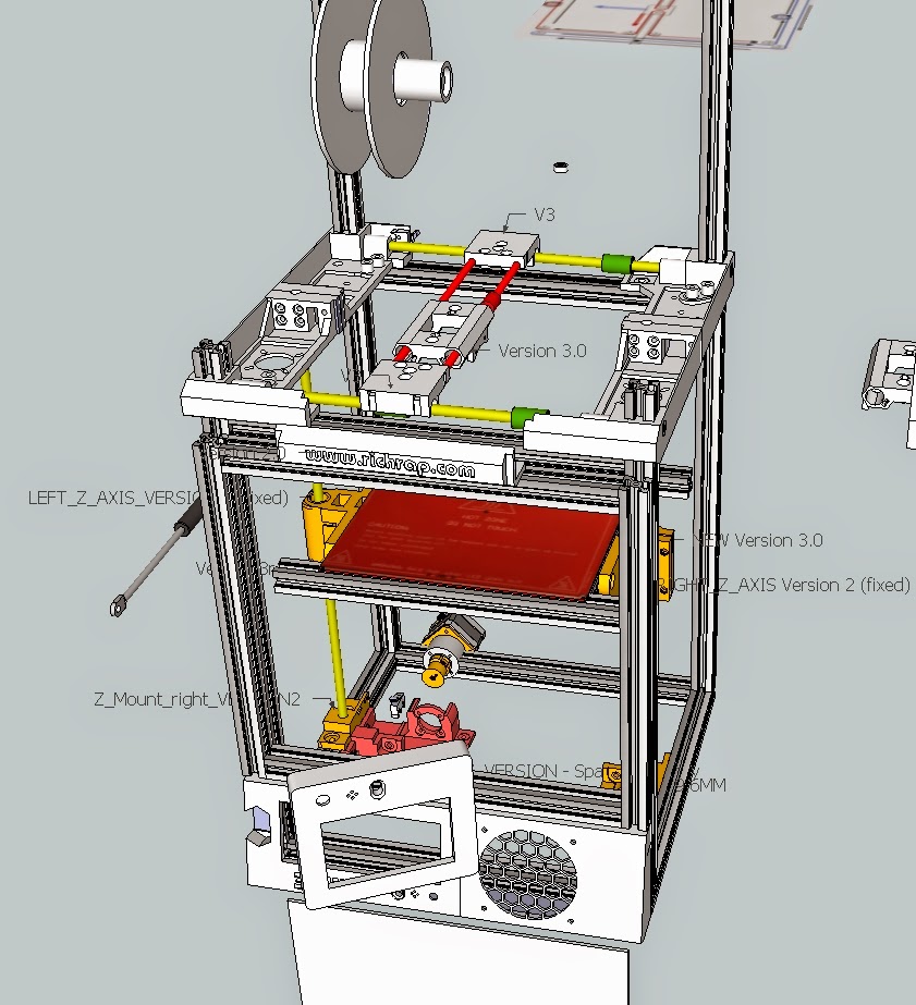 Reprap development and further adventures in DIY 3D printing: 3D ... - RichRap Sli3DR Design