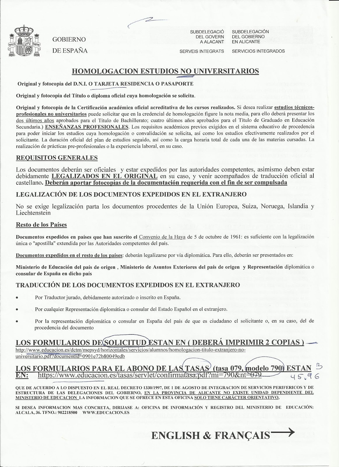 HOMOLOGAR EN ESPAÑA camino a la homologación del título de 