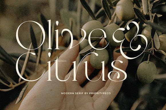 Download Olive & Citrus Font - Fontsave