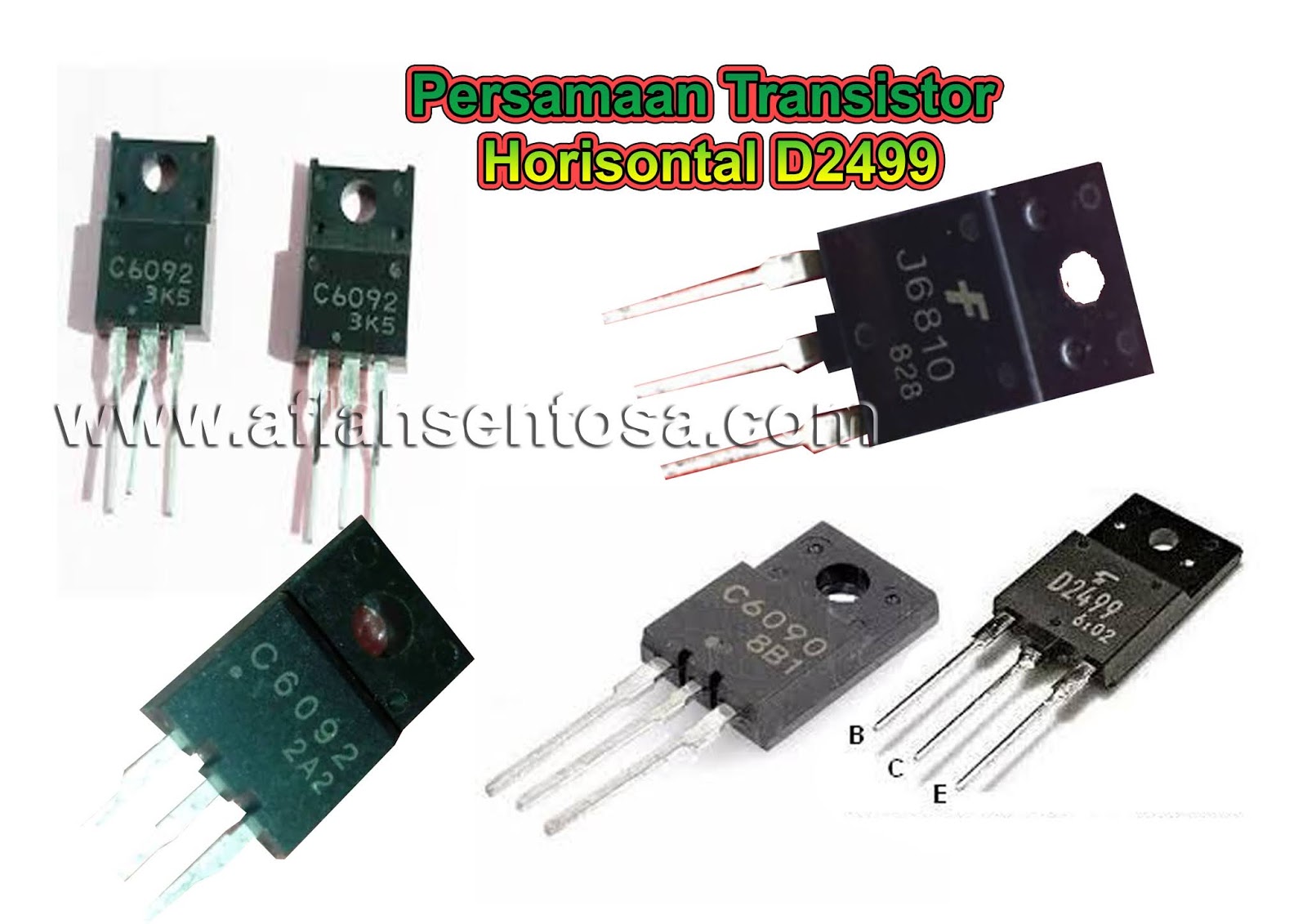 Persamaan Transistor Horisontal D2499 Aflah Sentosa