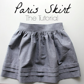 DIY pleated skirt