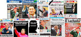 La muerte de Chávez en medios venezolanos