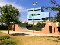 Pista de skate no Parque Santos Dumont