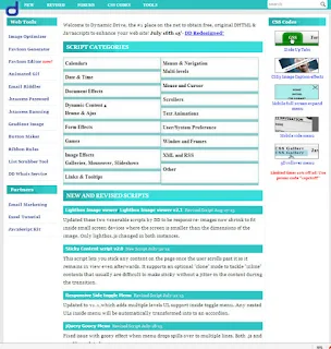 Herramientas online y Scripts gratuitos para tu web con Dynamic Drive