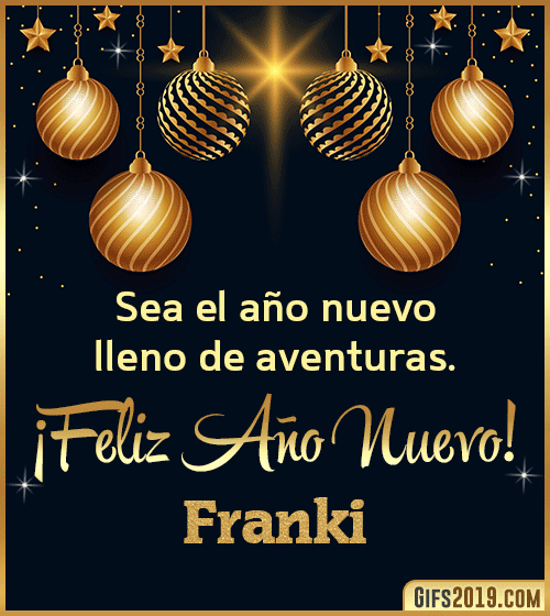 Mensajes de feliz año nuevo franki