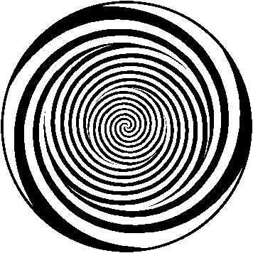 Crawling Spiral Optical Illusion