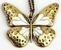 Image: Generic Retro Long Chain Butterfly Pendant Necklace