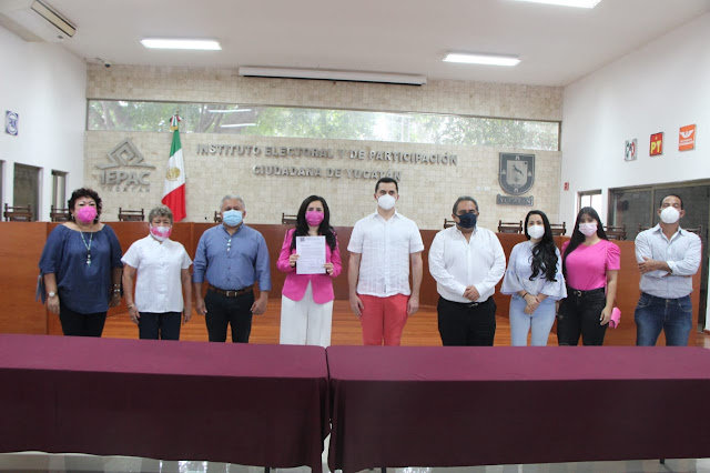 Fuerza Social por México registra su plataforma electoral ante el IEPAC. Antonio Sánchez