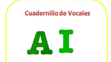 "Cuadernillo de Vocales" Especial Para Educación Inicial ó Preescolar