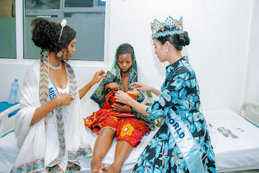 MISS WORLD NA MISS AFRICA WATEMBELEA WODI YA NJITI PAMOJA NA DORIS MOLLEL FOUNDATION
