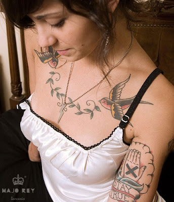 Tribal With Female Tattoos