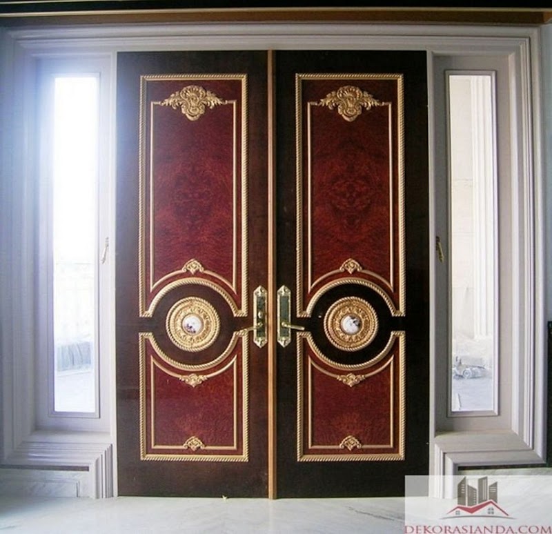 Gambar Pintu Depan Rumah Mewah Motif Populer!