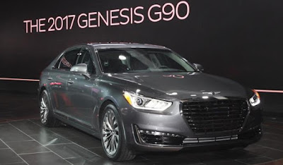 New 2017 Genesis G90 side image look