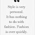 Style vs. Fashion