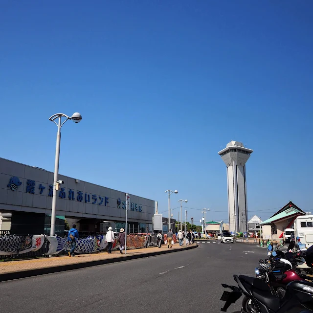 霞ヶ浦　つくば霞ヶ浦りんりんロード　道の駅たまつくり　虹の塔